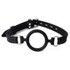 BDSM Soft Silicone Open Mouth Ring Gag Breathable O-Ring Oral Gags Bondage Restraints Adult Slave Roleplay Sex Toys For Couples Sex Toys For Couple cb5feb1b7314637725a2e7: Black