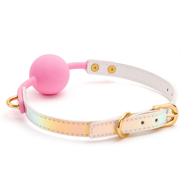 BLACKWOLF Soft Silicone Ball Gag Oral Fixation Bondage Mouth Gag Mouth Stuffed PU Leather Band Sex Toys for Couples Adult Games Sex Games cb5feb1b7314637725a2e7: Black|Black Dog Bone|Pink|Pink Dog Bone