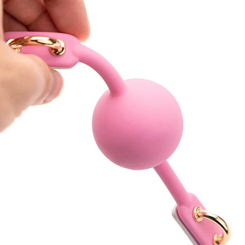 BLACKWOLF Soft Silicone Ball Gag Oral Fixation Bondage Mouth Gag Mouth Stuffed PU Leather Band Sex Toys for Couples Adult Games Sex Games cb5feb1b7314637725a2e7: Black|Black Dog Bone|Pink|Pink Dog Bone