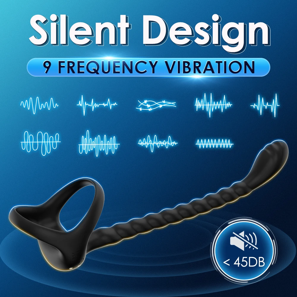 Bluetooth Prostate Massage Testis Vibrator Anal Butt Plug Delay Ejaculate Penis Ring Cocking APP Remote Control Sex Toy for Men Sex Toys For Men cb5feb1b7314637725a2e7: A with APP|B with remote