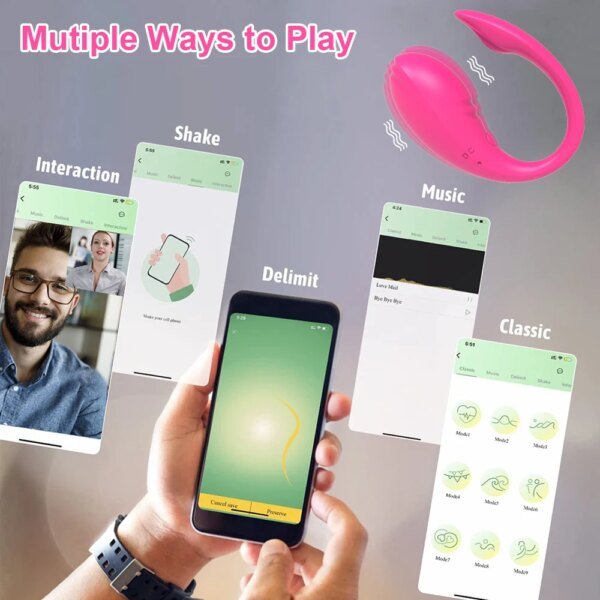 Bluetooths Dildo Vibratior Egg for Women Female Wireless APP Remote Control Wear Vibrating Egg Panties Toy Sex for Adults Shop Trending Now 1ef722433d607dd9d2b8b7: China|Russian Federation