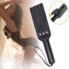 Bondage PU Leather Spanking Paddle Flirt Fetish Slave Flogger Whip Sex Toys Adult Couples Valentine’s Day Game Bondage Gear Bondage PU Leather Spanking Paddle Flirt Fetish Slave Flogger Whip Sex Toys Adult Couples Valentine’s Day Game Bondage Gear cb5feb1b7314637725a2e7: Black