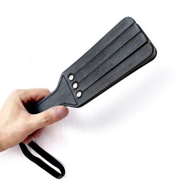 Bondage PU Leather Spanking Paddle Flirt Fetish Slave Flogger Whip Sex Toys Adult Couples Valentine’s Day Game Bondage Gear Bondage PU Leather Spanking Paddle Flirt Fetish Slave Flogger Whip Sex Toys Adult Couples Valentine’s Day Game Bondage Gear cb5feb1b7314637725a2e7: Black