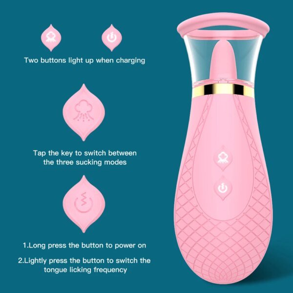 Clitoral Sucking Vibrator 3 Suction and 9 Lick Modes Nipples Sex Toys for Women Clit Sucker Tongue Stimulator for Quick Orgasm Best Sellers Clitoral Sucking Vibrator 3 Suction and 9 Lick Modes Nipples Sex Toys for Women Clit Sucker Tongue Stimulator for Quick Orgasm Best Sellers cb5feb1b7314637725a2e7: Green|Pink