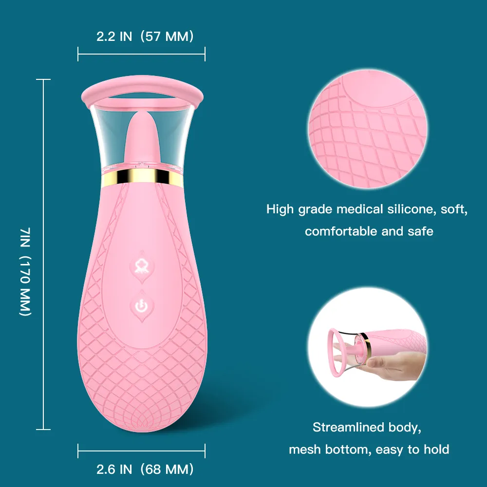 Clitoral Sucking Vibrator 3 Suction and 9 Lick Modes Nipples Sex Toys for Women Clit Sucker Tongue Stimulator for Quick Orgasm Best Sellers cb5feb1b7314637725a2e7: Green|Pink