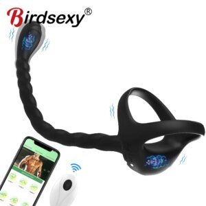 Cock Ring Prostate Vibrator Sex Toys for Men APP Wireless 10 Mode Testicle Massage Anal Butt Plug Penis Ring Male Masturbator 18 Sex Toys For Men Cock Ring Prostate Vibrator Sex Toys for Men APP Wireless 10 Mode Testicle Massage Anal Butt Plug Penis Ring Male Masturbator 18 Sex Toys For Men cb5feb1b7314637725a2e7: APP Vibrator|Remote Vibrator