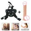 Dildo Strap On Realistic Penis with Suction Cup G-spot Anal Butt Plug Belt Wearable Panties Adult Lesbian Masturbation Sex Toy Sex Toys For Lesbians 1ef722433d607dd9d2b8b7: China
