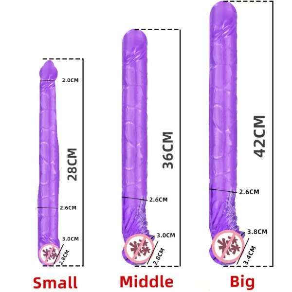 Double Dildo Flexible Soft Cock G-spot Toys Anal Plug Sex Toys for Women Gay Lesbian Vagina Double Ended Dong Artificial Penis Sex Toys For Lesbians cb5feb1b7314637725a2e7: Black|Blue|Pink|Purple|Skin|Transparent