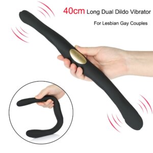 Double Dildo Vibrators for Women G Spot Vagina Prostate Clitoris Stimulator Vibrator Anus Anal Masturbator Sex Toys for Lesbian Best Sellers cb5feb1b7314637725a2e7: Black