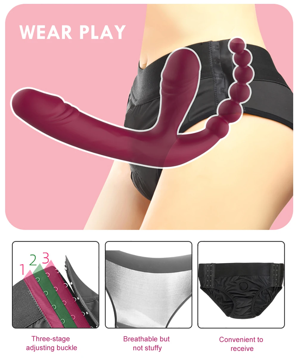 Double Penis Realistic Dildo Strapon Vibrators Elastic Harness Belt Strap On Big Dildo Vibrator Adult Sex Toys For Woman Lesbian Sex Toys For Lesbians 1ef722433d607dd9d2b8b7: China