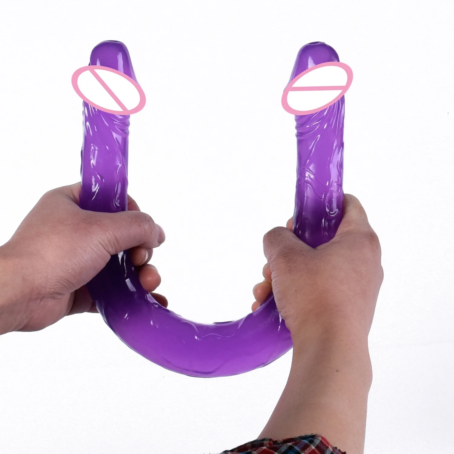 Double head Dildo Long Jelly Realistic Dildo Double Ended Dildo Flexible Big Penis for Women Masturbator Sex Toys for Lesbian Dildos cb5feb1b7314637725a2e7: L black 44CM|L pink 44CM|L purple 44CM|L skin color 44CM|L transparent 44CM|M black 32CM|M pink 32CM|M purple 32CM|M skin color 32CM|M transparent 32CM|S black 23.5CM|S pink 23.5CM|S purple 23.5CM|S skin color 23.5CM|S transparent 23.5CM|XS-mini transparent