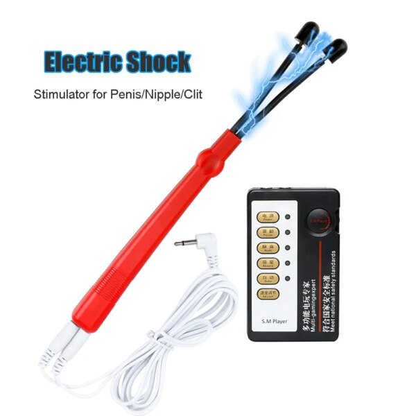 Electric Shock Sex Whip Penis Ring Clitoris Stimulator Sex Toys for Women Men Medical Exerciser Adult Games Erotic Products Shop Sex Games cb5feb1b7314637725a2e7: Black|Black Host|Red|Red Host