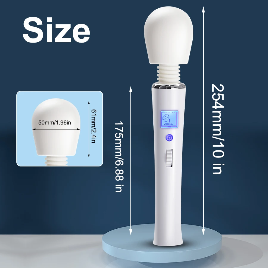 FLXUR AV Magic Wand Vibrators for Women Sex Toys Clitoris Stimulator Female Masturbator Couples Erotic Device USB Charging Vibrators Sexually Suggestive: No