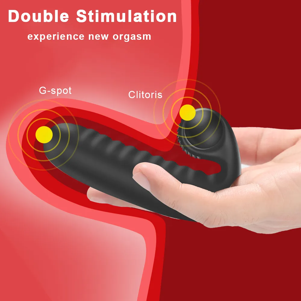 Finger Sleeve Vibrator G Spot Orgasm Massage Clit Stimulate Female Masturbator Vibrator Lesbian Sex Toys For Women Adult Product Sex Toys For Lesbians cb5feb1b7314637725a2e7: A
