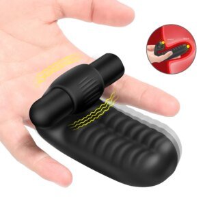 Finger Sleeve Vibrator G Spot Orgasm Massage Clit Stimulate Female Masturbator Vibrator Lesbian Sex Toys For Women Adult Product Sex Toys For Lesbians cb5feb1b7314637725a2e7: A