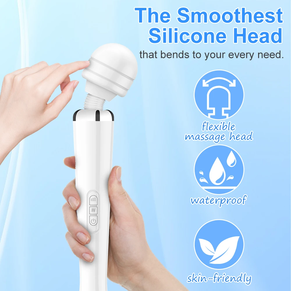 G Spot Massager Vibrators for Women USB Charging Huge Magic Wand Clitoris Vibrators Big AV Sticks for Female Adult 18 Sex Toys Vibrators cb5feb1b7314637725a2e7: no box|With gift Box