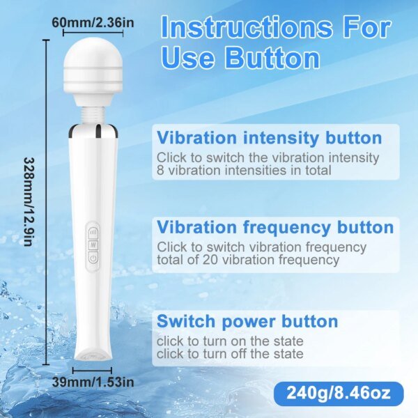 G Spot Massager Vibrators for Women USB Charging Huge Magic Wand Clitoris Vibrators Big AV Sticks for Female Adult 18 Sex Toys Vibrators G Spot Massager Vibrators for Women USB Charging Huge Magic Wand Clitoris Vibrators Big AV Sticks for Female Adult 18 Sex Toys Vibrators cb5feb1b7314637725a2e7: no box|With gift Box