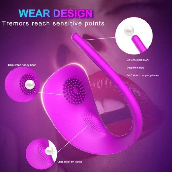 G Spot Vibrator Clitoral Vaginal Dildo Stimulator Female Panty Vibrators Masturbator Wireless Wearable Sex Toys for Women Best Sellers cb5feb1b7314637725a2e7: Pink
