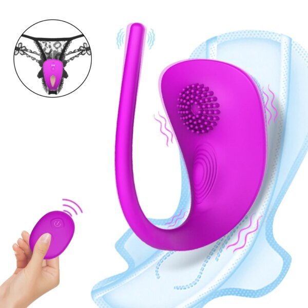 G Spot Vibrator Clitoral Vaginal Dildo Stimulator Female Panty Vibrators Masturbator Wireless Wearable Sex Toys for Women Best Sellers cb5feb1b7314637725a2e7: Pink