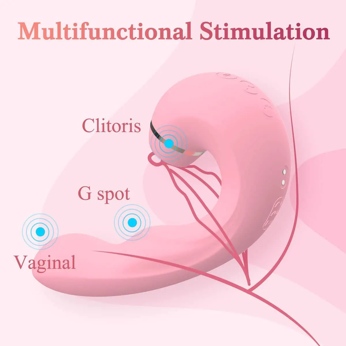 Hannibal Female Masturbator 3 in 1 Clit Sucker Dildo G-Spot Vibrator Sucking Vibrators for Women Clitoral Stimulator Sex Toys Vibrators cb5feb1b7314637725a2e7: Green|Pink|Purple