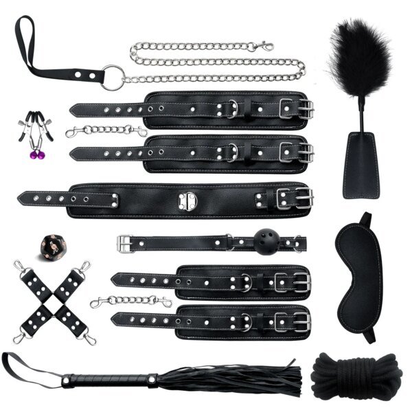 High quality BDSM Genuine Leather Bondage Set Fetish Handcuffs Collar Gag Whip Erotic Sex Toys For Women Couples Adult Games Sex Toys For Couple High quality BDSM Genuine Leather Bondage Set Fetish Handcuffs Collar Gag Whip Erotic Sex Toys For Women Couples Adult Games Sex Toys For Couple 1ef722433d607dd9d2b8b7: China