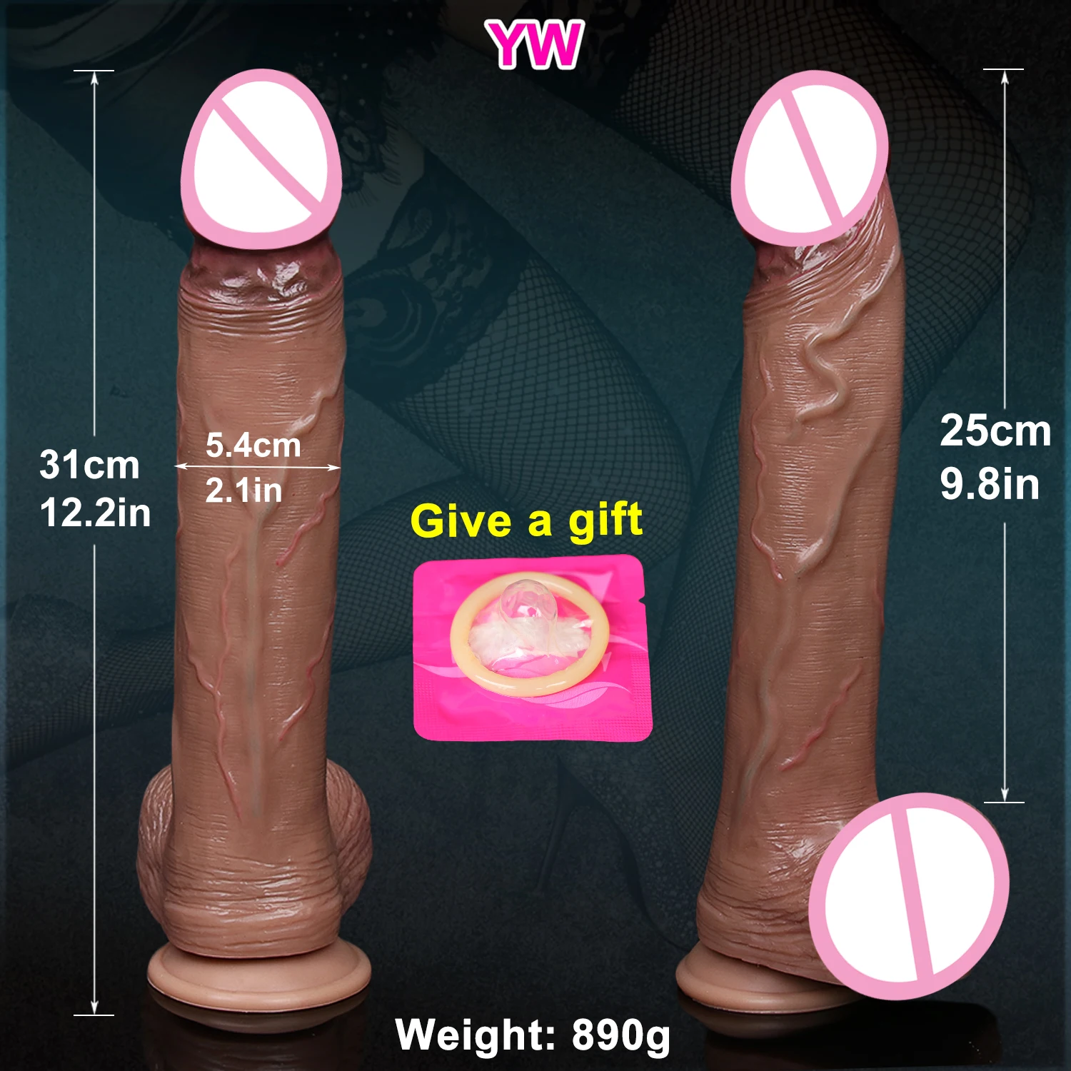 Huge 12Inch Skin Feel Realistic Glans Dildo Adult Sex Toy for Women Soft Double Silicone Masturbators Penis Big Suction Cup Dick Dildos cb5feb1b7314637725a2e7: HWDD|YW|ZBW-L|ZJB-L|ZJB-S
