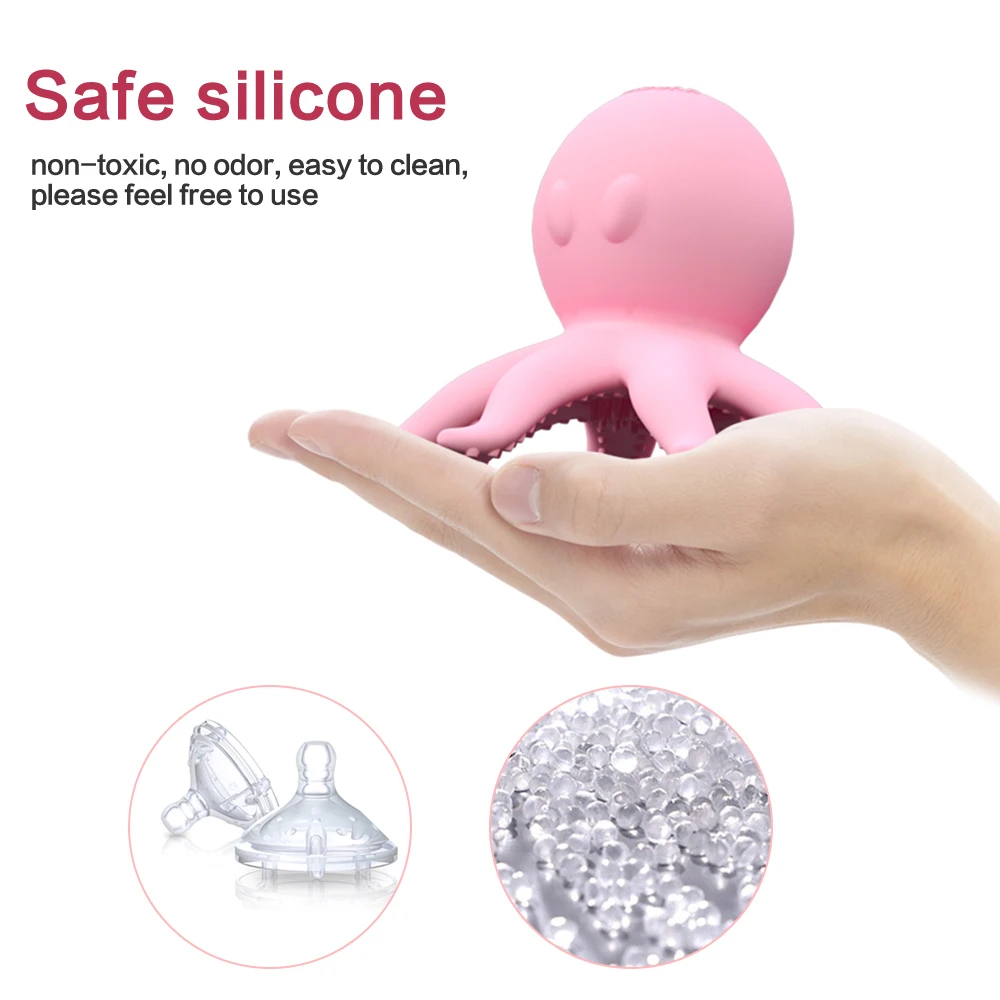 IKOKY 10 Speed Rotating Nipple Stimulator Vibrator Breast Massager Sex Toys for Women Clit Stimulation Female Masturbation Trending Now cb5feb1b7314637725a2e7: 1Pcs|2pcs