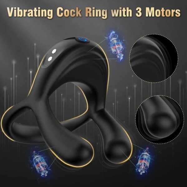 Kushor Vibrating Cock Ring Vibrator Cockring Penis Rings G Spot Clitoral Stimulator Delayed Ejaculation Sex Toys for Couples Vibrators Kushor Vibrating Cock Ring Vibrator Cockring Penis Rings G Spot Clitoral Stimulator Delayed Ejaculation Sex Toys for Couples Vibrators cb5feb1b7314637725a2e7: Black