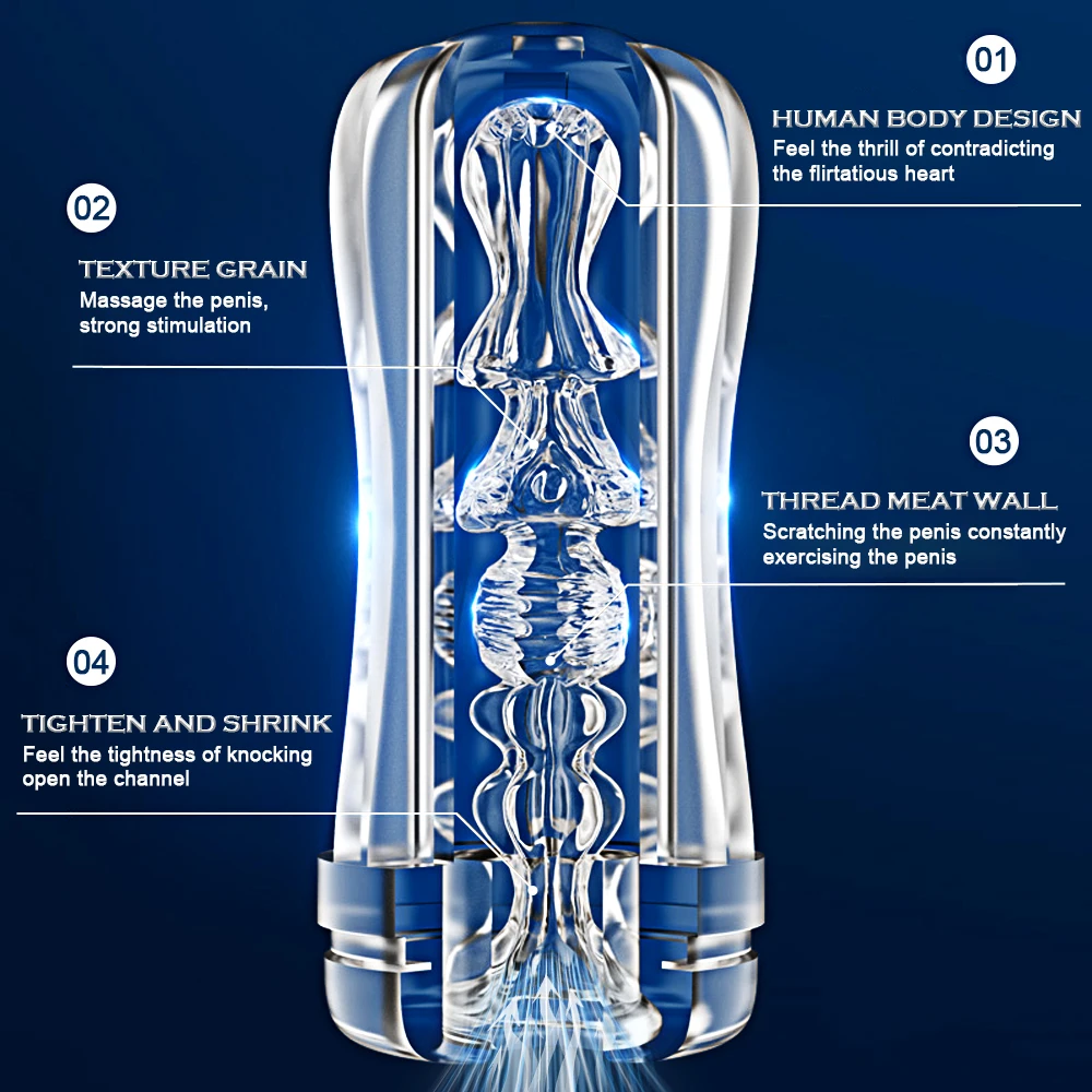 Male Masturbator Cup Soft Silicone Pussy Transparent Vagina Adult Goods Endurance Exercise Vacuum Pocket Sex Toy for Men Sex Toys For Men cb5feb1b7314637725a2e7: Blue|Brown|Yellow