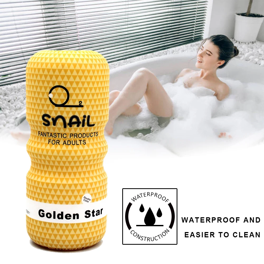 Manual Male Masturbator Penis Enlargement Exerciser Realistic Blowjob Anal Sex Sexy Toy Aldult Pusssy for Men Stimulate Massager Sex Toys For Men cb5feb1b7314637725a2e7: Black with Box|white-with box|yellow-with box