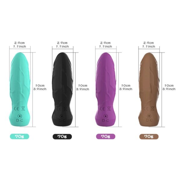 Mini Powerful Bullet Vibrator For Women Small Vibrators Dildo Clitoral Massage Machine G-Spot Stimulator Vibro Sex Toys Female Vibrators cb5feb1b7314637725a2e7: Black with Box|brown With box|Light Blue With Box|Purple with Box