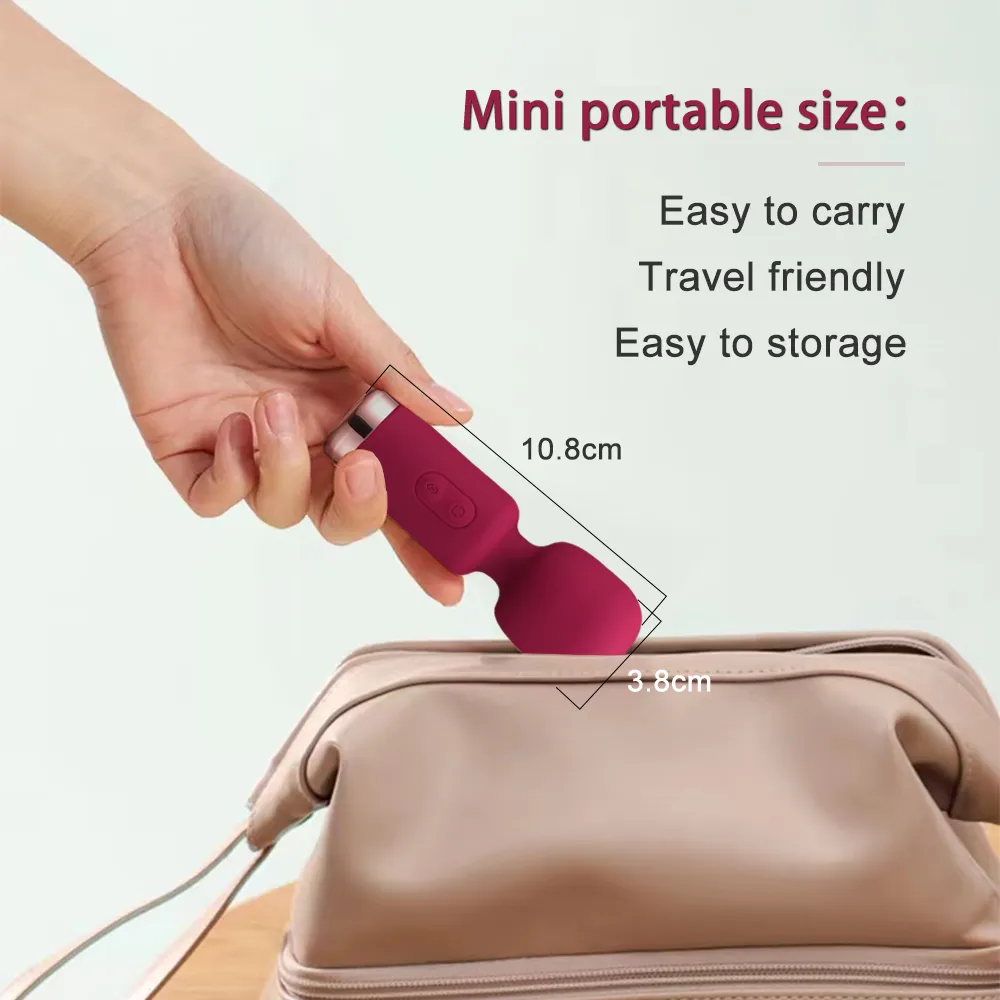 Mini Vibrator with Female Clitoris Stimulator Sex Toys for Womans AV Magic Wand for Adult 18 Masturbator Siliconen Dildo Erotic Vibrators Mini Vibrator with Female Clitoris Stimulator Sex Toys for Womans AV Magic Wand for Adult 18 Masturbator Siliconen Dildo Erotic Vibrators cb5feb1b7314637725a2e7: Black|Purple|Red|Rose Pink