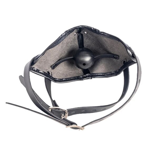 New Leather Hood Mask Mouth Plug Ball Gag Bondage Slave Restraints Fetish Sex Toys For Gay Couples Flirting Adult Games Sex Games New Leather Hood Mask Mouth Plug Ball Gag Bondage Slave Restraints Fetish Sex Toys For Gay Couples Flirting Adult Games Sex Games cb5feb1b7314637725a2e7: Black