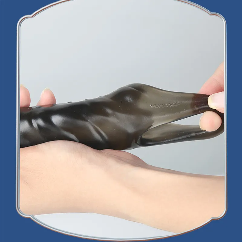 New Reusable Penis Sleeve Glans Penis Enlarger Extender Delay Ejaculation Cock Ring Sex Toys for Men Couples Sex Games cb5feb1b7314637725a2e7: CL-black|CL-flesh|LJ-black|LJ-flesh