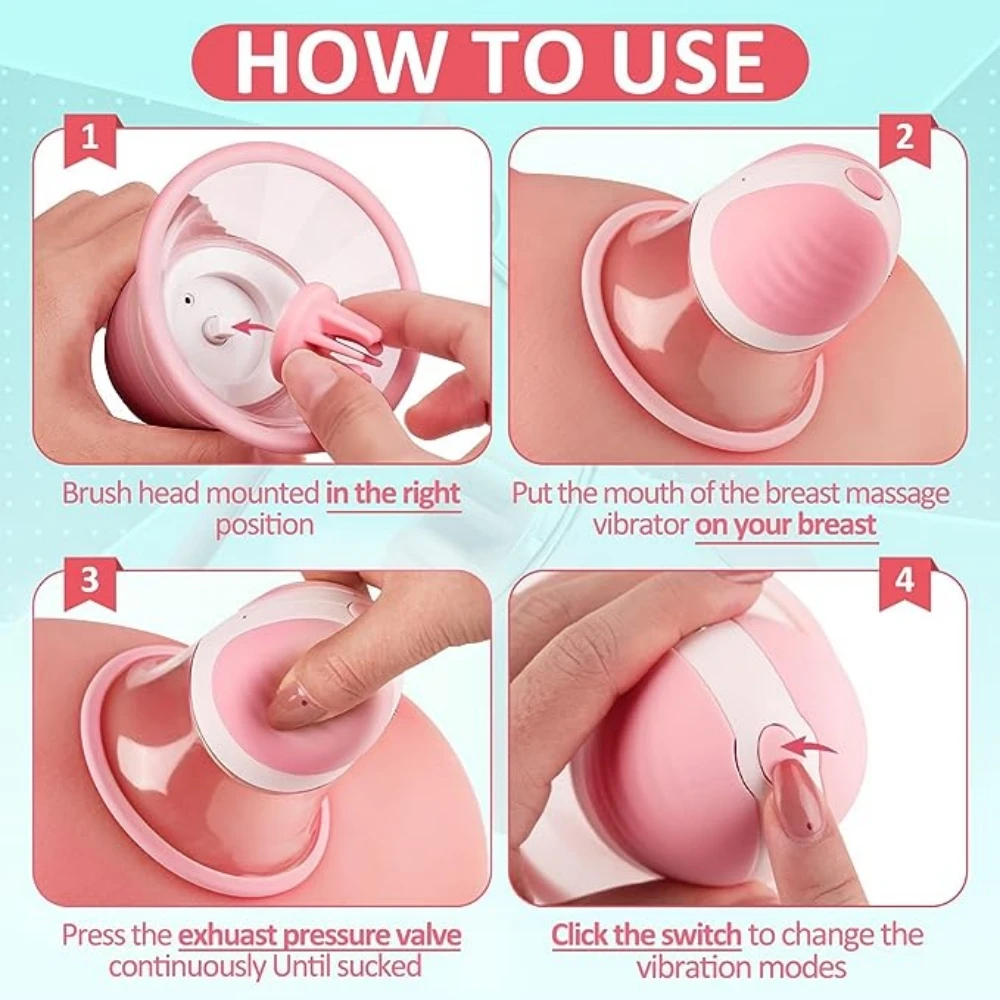 Nipple Toy Clamps,Strong Sucking Stimulator Massager with 10 Vibrator Rotation Modes Rechargeable Sex Toys for Women Couples Sex Toys For Women Nipple Toy Clamps,Strong Sucking Stimulator Massager with 10 Vibrator Rotation Modes Rechargeable Sex Toys for Women Couples Sex Toys For Women Item Type: Breast-fed Sex Toy