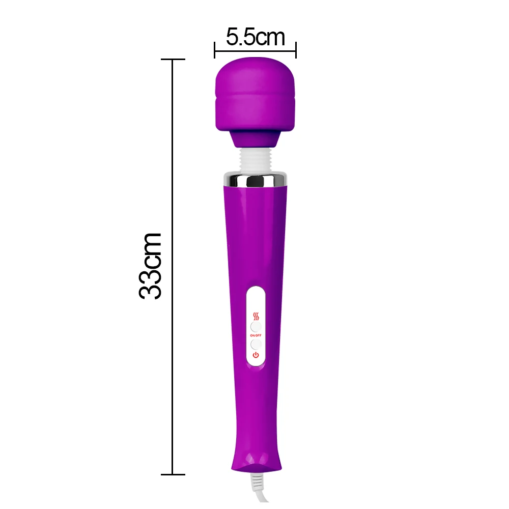 OLO Erotic Toy 10 Speeds EU/US Plug Big Size AV Rod Stick Vibrator Sex Toys for Women Clit Stimulator Magic Wand Vibrators cb5feb1b7314637725a2e7: EU Plug Black|EU Plug Pink|EU Plug Purple|EU Plug White|US Plug Black|US Plug Pink|US Plug Purple|US Plug White