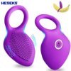 Penis Ring Vibrating Clitoris Stimulator G Spot Sex Toys For Couple Vibro Delay Lick Vagina Orgasm Lock Fine Sleeve Vibrator Sex Toys For Couple cb5feb1b7314637725a2e7: Black|Purple
