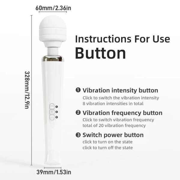 Powerful Magic Wand Vibrator for Women Big AV Body Massager G Spot Clitoris Stimulator USB Charging Adult Sex Toys for Woman Vibrators Powerful Magic Wand Vibrator for Women Big AV Body Massager G Spot Clitoris Stimulator USB Charging Adult Sex Toys for Woman Vibrators cb5feb1b7314637725a2e7: 1 Vibrators|2 Vibrators|3 Vibrators|4 Vibrators