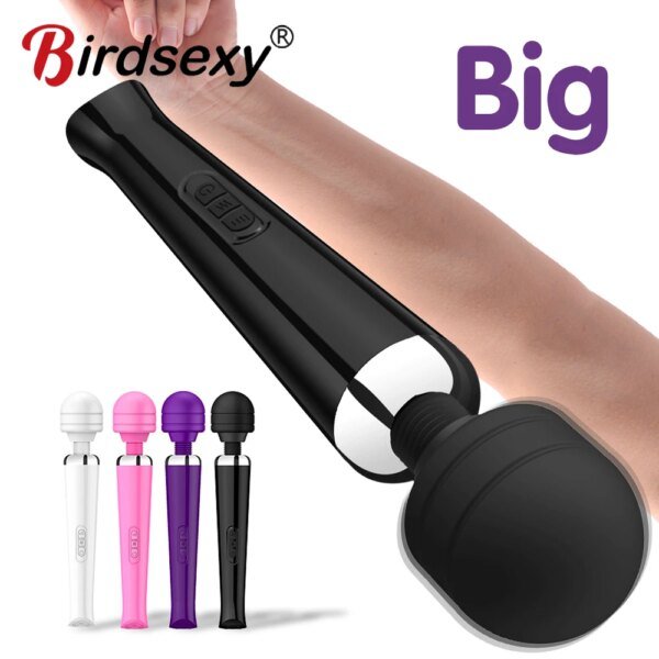 Powerful Magic Wand Vibrator for Women Big AV Body Massager G Spot Clitoris Stimulator USB Charging Adult Sex Toys for Woman Vibrators Powerful Magic Wand Vibrator for Women Big AV Body Massager G Spot Clitoris Stimulator USB Charging Adult Sex Toys for Woman Vibrators cb5feb1b7314637725a2e7: 1 Vibrators|2 Vibrators|3 Vibrators|4 Vibrators