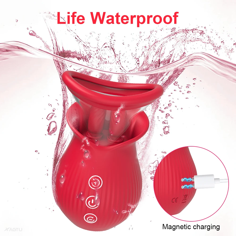 Powerful Rose Vibrator Toy for Women Licking Sucking Vacuum Stimulator Oral Nipple Clit Sucker Sex Toys Goods for Female Adults Sex Toys For Women cb5feb1b7314637725a2e7: RF20-RD|RF21-RD|RF21-RD-BOX|RF22-RD