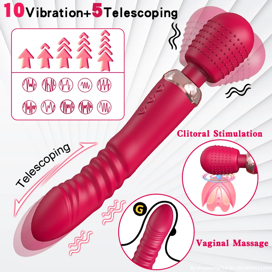 Powerful Thrusting Dildos Vibrator Three motors silicone Telescopic plus vibration large size Wand Massager Sex Toy For Couple Vibrators cb5feb1b7314637725a2e7: One motor|One motor|One motor|Three motors|Three motors|Three motors
