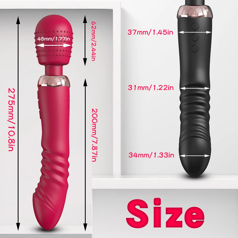 Powerful Thrusting Dildos Vibrator Three motors silicone Telescopic plus vibration large size Wand Massager Sex Toy For Couple Vibrators cb5feb1b7314637725a2e7: One motor|One motor|One motor|Three motors|Three motors|Three motors