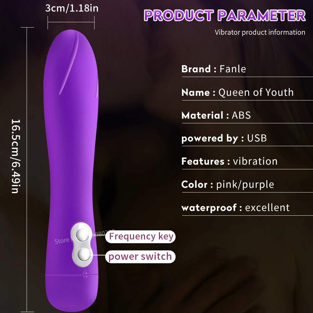 Powerful Vibrator for Women G Spot Clitoris Stimulator Adult Sex Machine Anal Toys Erotic Massage Tool Female Masturbator Wand Vibrators cb5feb1b7314637725a2e7: Pink|Purple