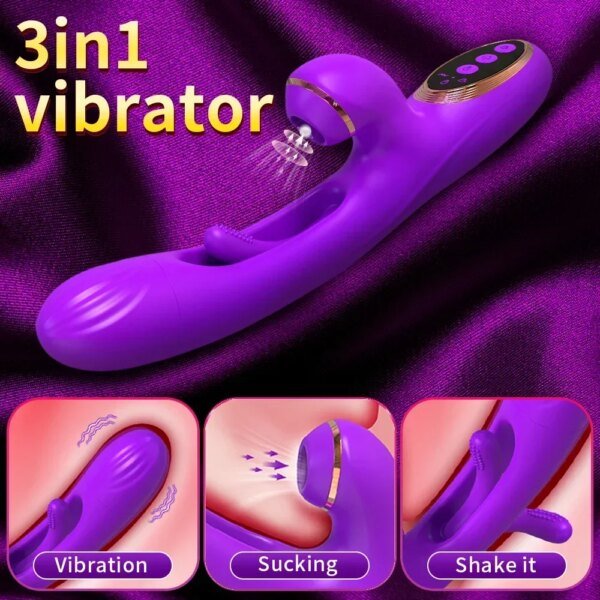 Rabbit Patting Dildo Vibrator for Women Clitoris Nipple Sucking Stimulator Vagina Massager Female Sucker Vibrator Adults Sex Toy Vibrators 1ef722433d607dd9d2b8b7: China|Russian Federation