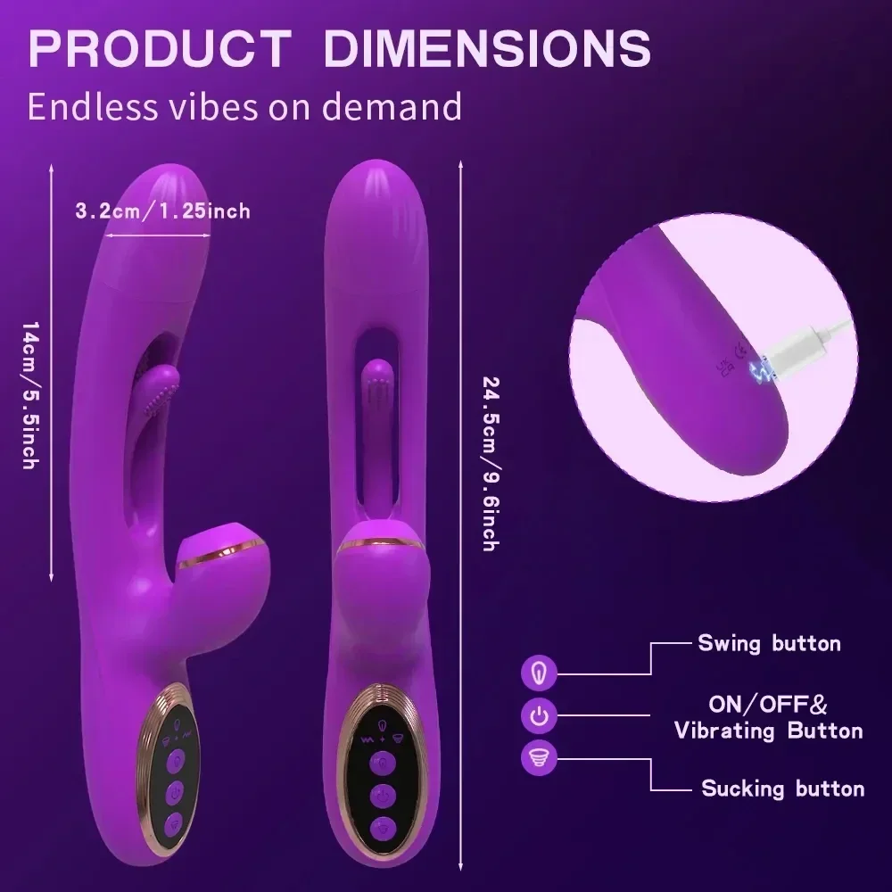 Rabbit Patting Dildo Vibrator for Women Clitoris Nipple Sucking Stimulator Vagina Massager Female Sucker Vibrator Adults Sex Toy Vibrators 1ef722433d607dd9d2b8b7: China|Russian Federation