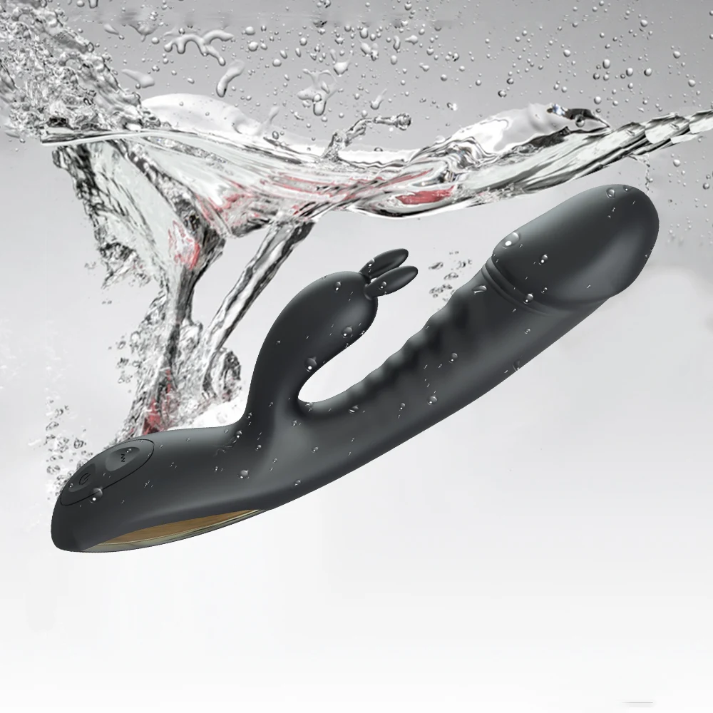 Rabbit Vibrator for Women Powerful G Spot Female Clitoris Stimulator Rechargeable Vibrating Silent Sex Toy Sex Toys For Women cb5feb1b7314637725a2e7: Black|Black with Box|Purple|Purple with Box