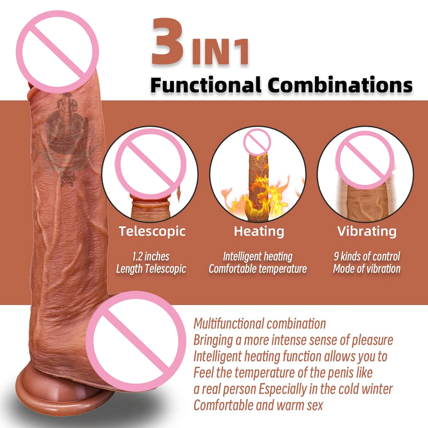 Realistic Dildo Vibrator for Women Sex Toys Heating Big Cock Remote Control Penis Telescopic Vibrators Anal Female Stimulator Sex Toys For Women 1ef722433d607dd9d2b8b7: China|Russian Federation