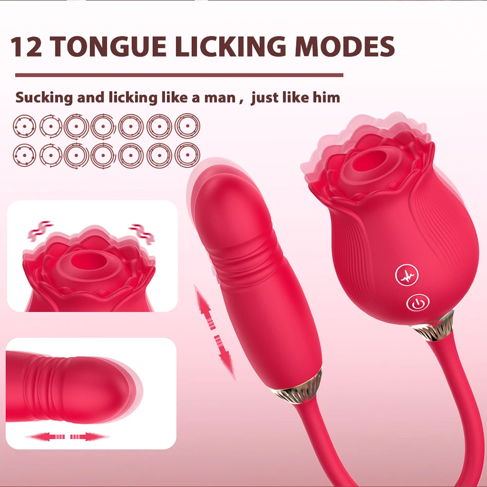 Rose Sucking Thrusting Dildo Vibrator for Women Nipple Clit Stimulator Vibrating Egg Tongue Licking Clitoris Sucker Sex Toy Sex Toys For Women cb5feb1b7314637725a2e7: MG-MS-MHS|MG-MS-ZS|MG-YJ-MHS|MG-YJ-ZS|MG-YLHE14