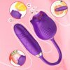 Rose Sucking Vibrator Female Nipple Clit Stimulator Vibrating Egg Dildo Vibrators Clitoris Sucker Masturbation Sex Toy for Women Trending Now cb5feb1b7314637725a2e7: Purple|Red 1-Box