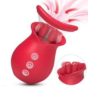 Rose Toy Sucking Vibrator for Women with Tongue Licking 10 Wiggling Modes Clit Sucker Clitoris Stimulator Sex Toys for Couple Sex Toys For Lesbians 1ef722433d607dd9d2b8b7: China